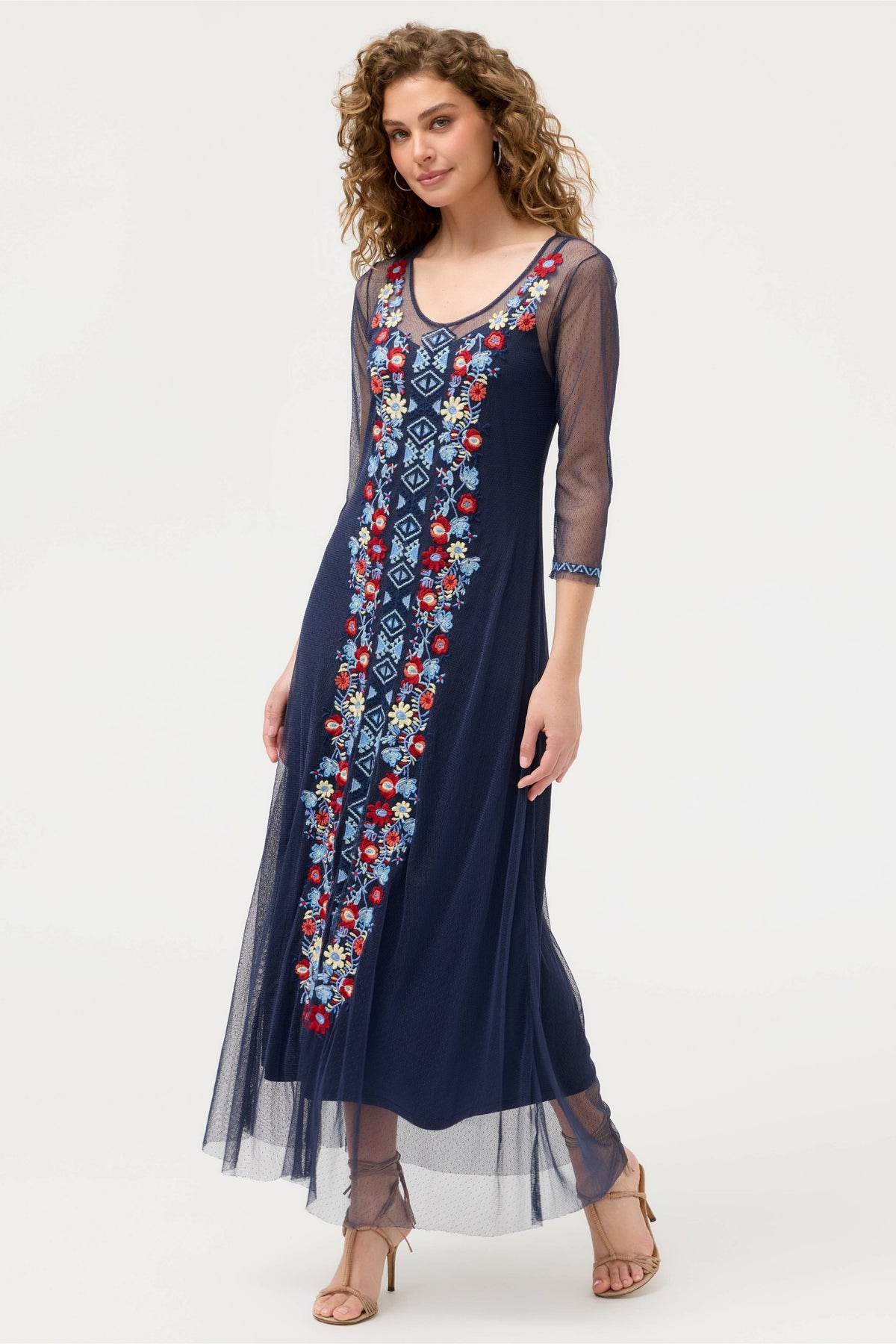 AIKO MESH DRESS - Johnny Was Best Seller