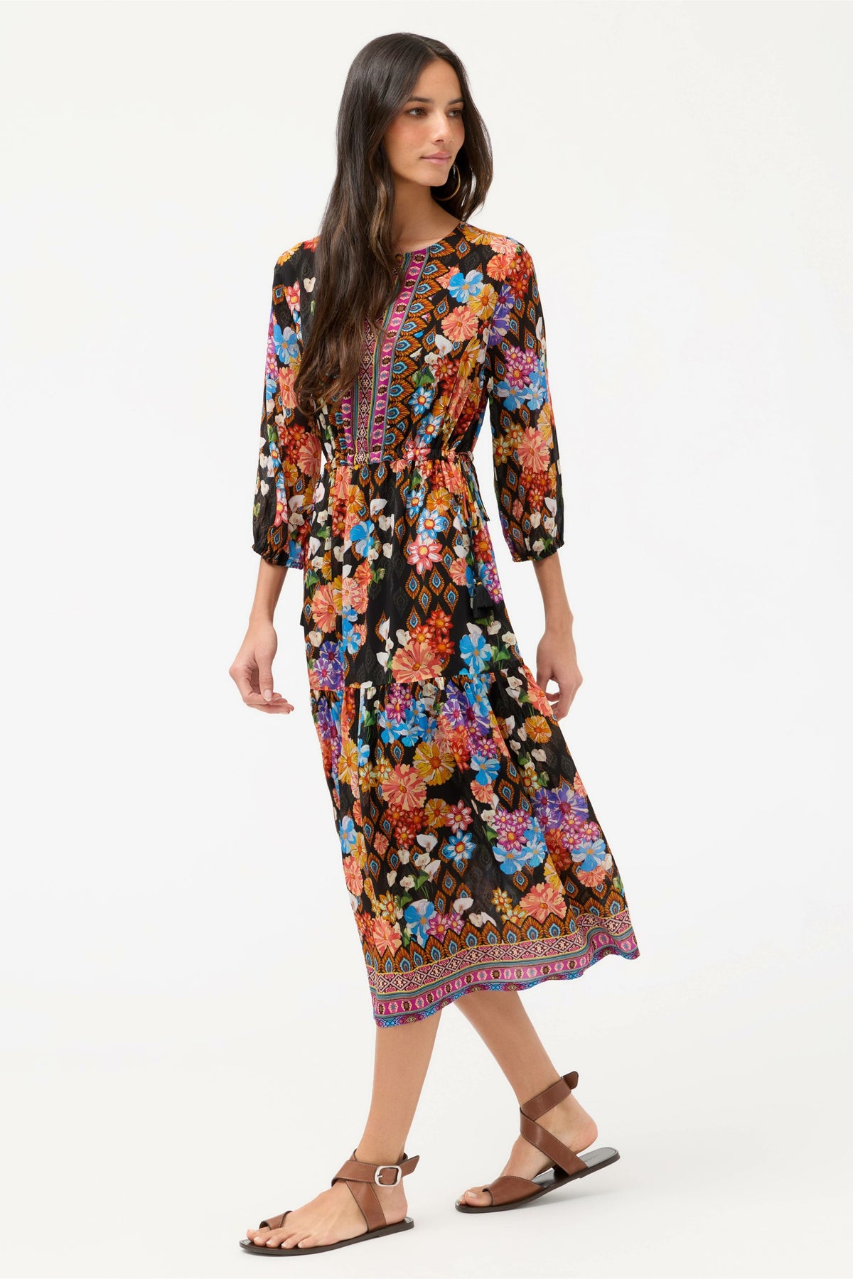 TABITHA TIERED DRESS - Johnny Was Exclusive