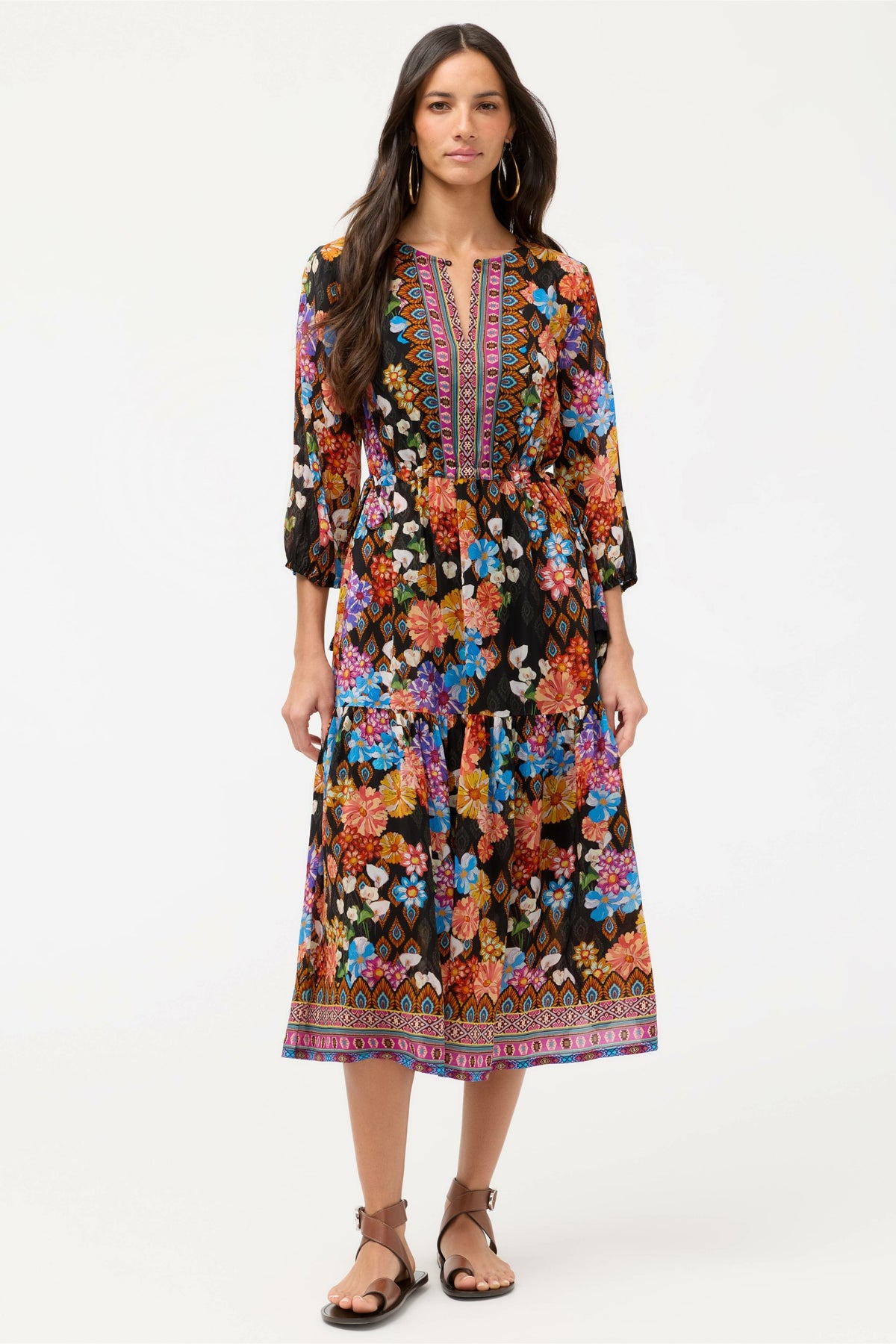 TABITHA TIERED DRESS - Johnny Was Exclusive