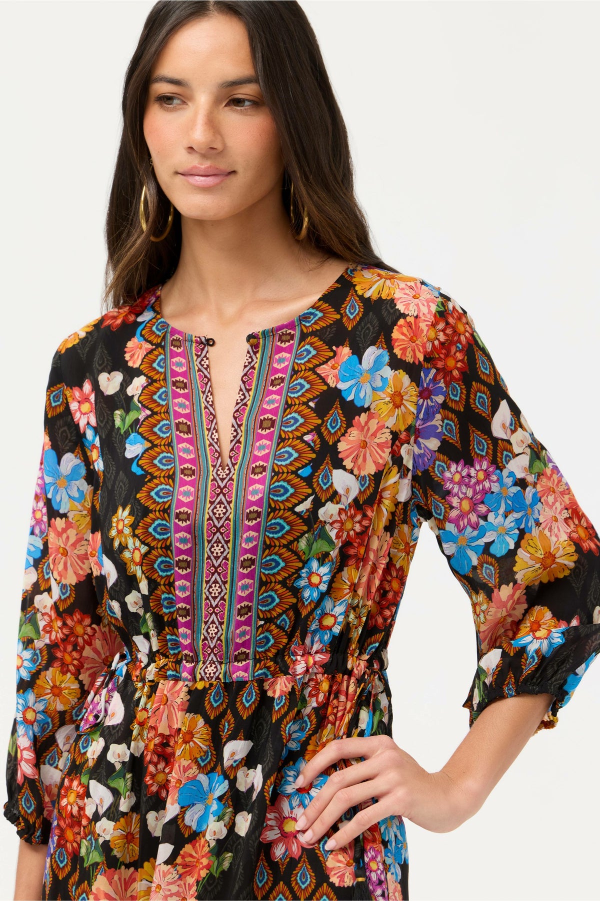 TABITHA TIERED DRESS - Johnny Was Exclusive