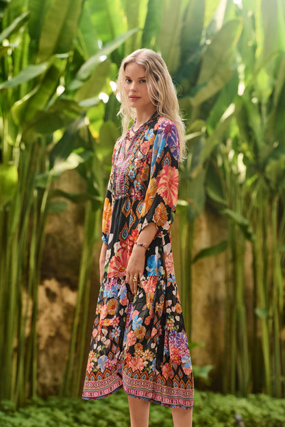 TABITHA TIERED DRESS - Johnny Was Exclusive