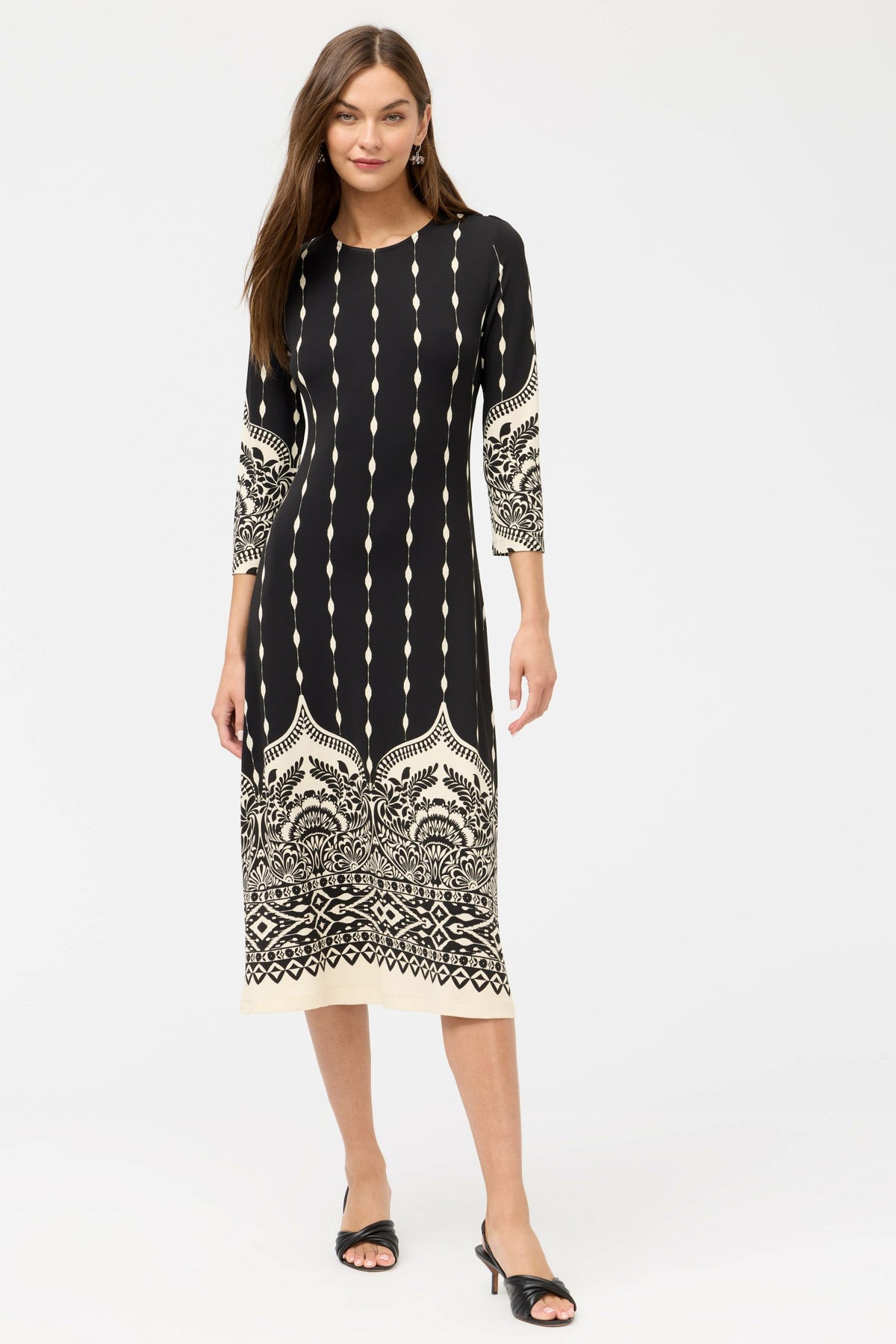 BELLAMY MIDI DRESS - Johnny Was Signature
