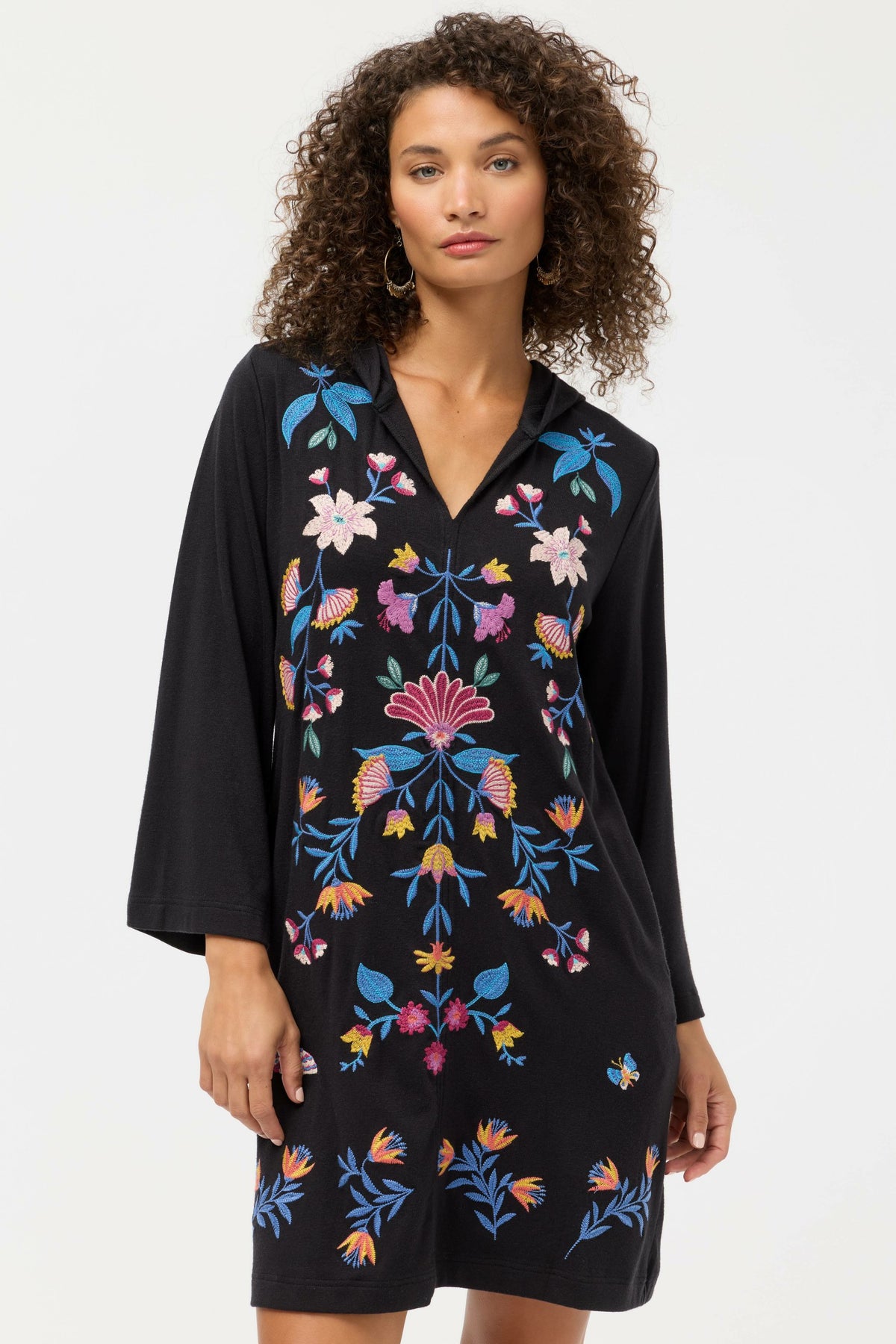 ELIZABETH HOODIE BEACH DRESS - Johnny Was New