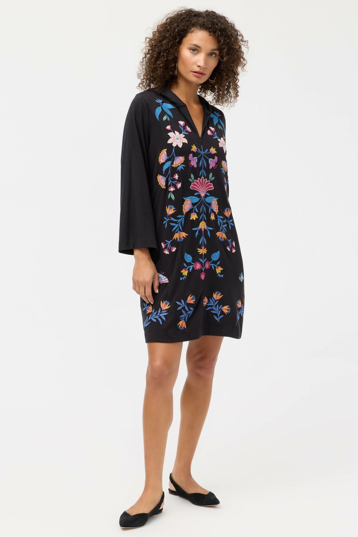ELIZABETH HOODIE BEACH DRESS - Johnny Was New