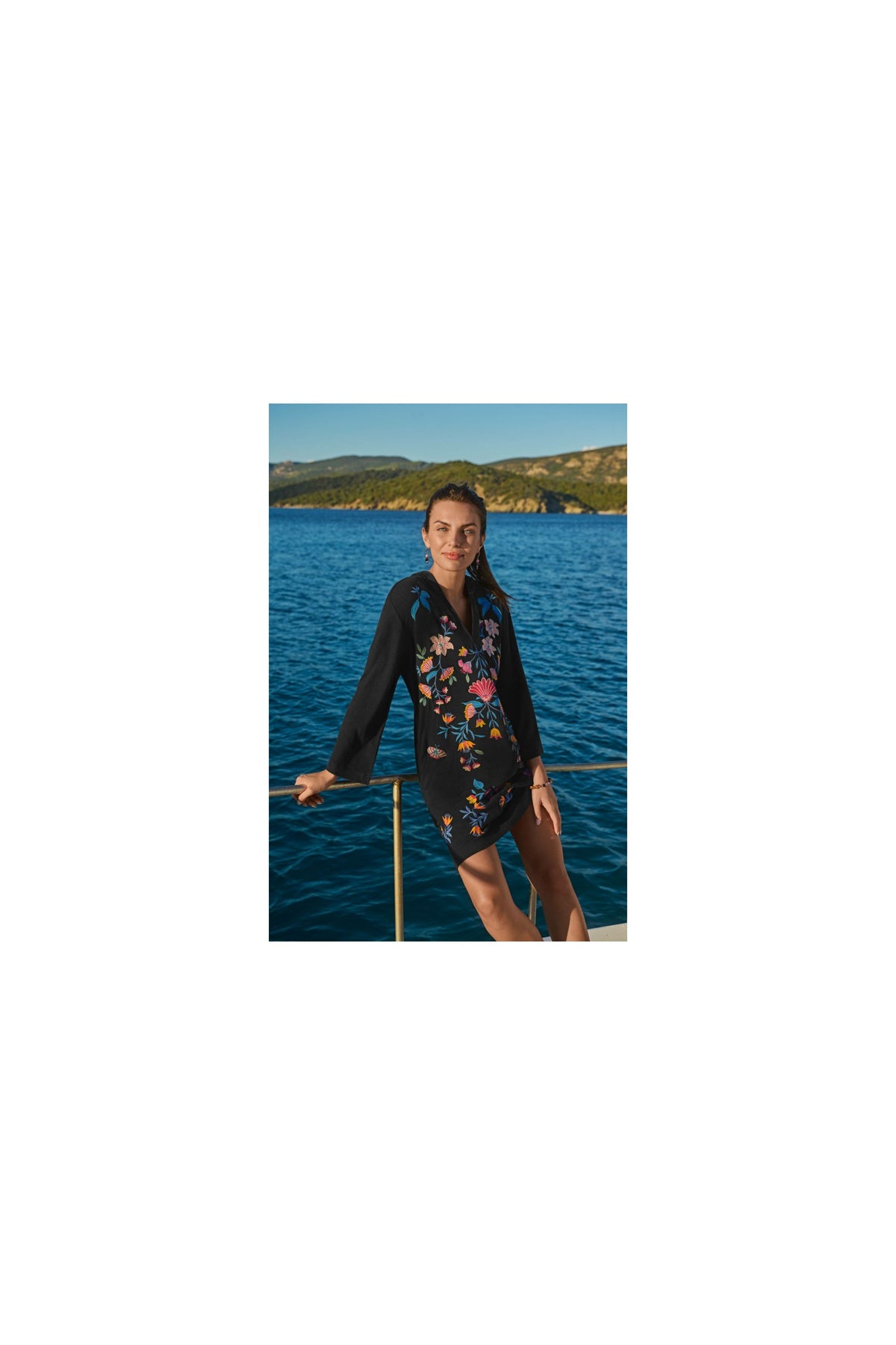ELIZABETH HOODIE BEACH DRESS - Johnny Was New