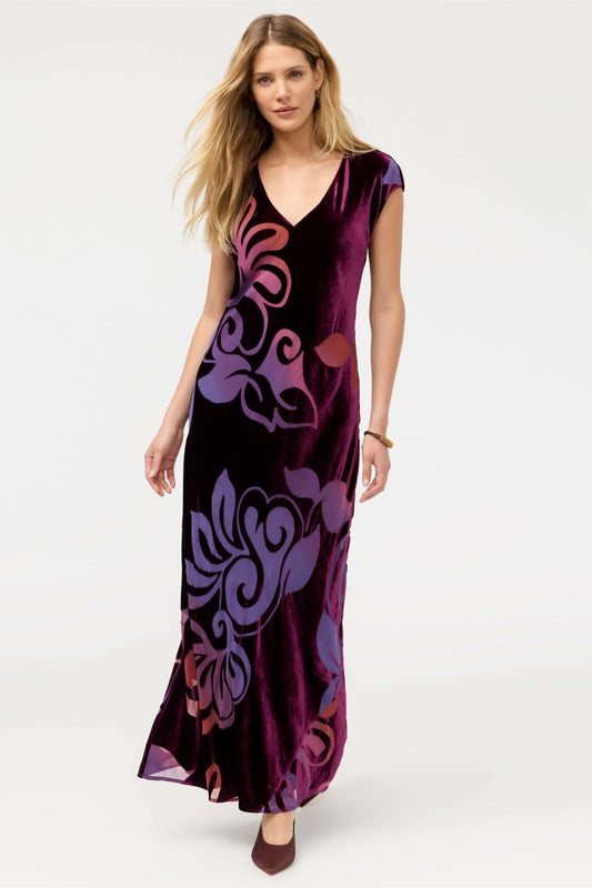 TOTO BIAS MAXI DRESS - Johnny Was Exclusive