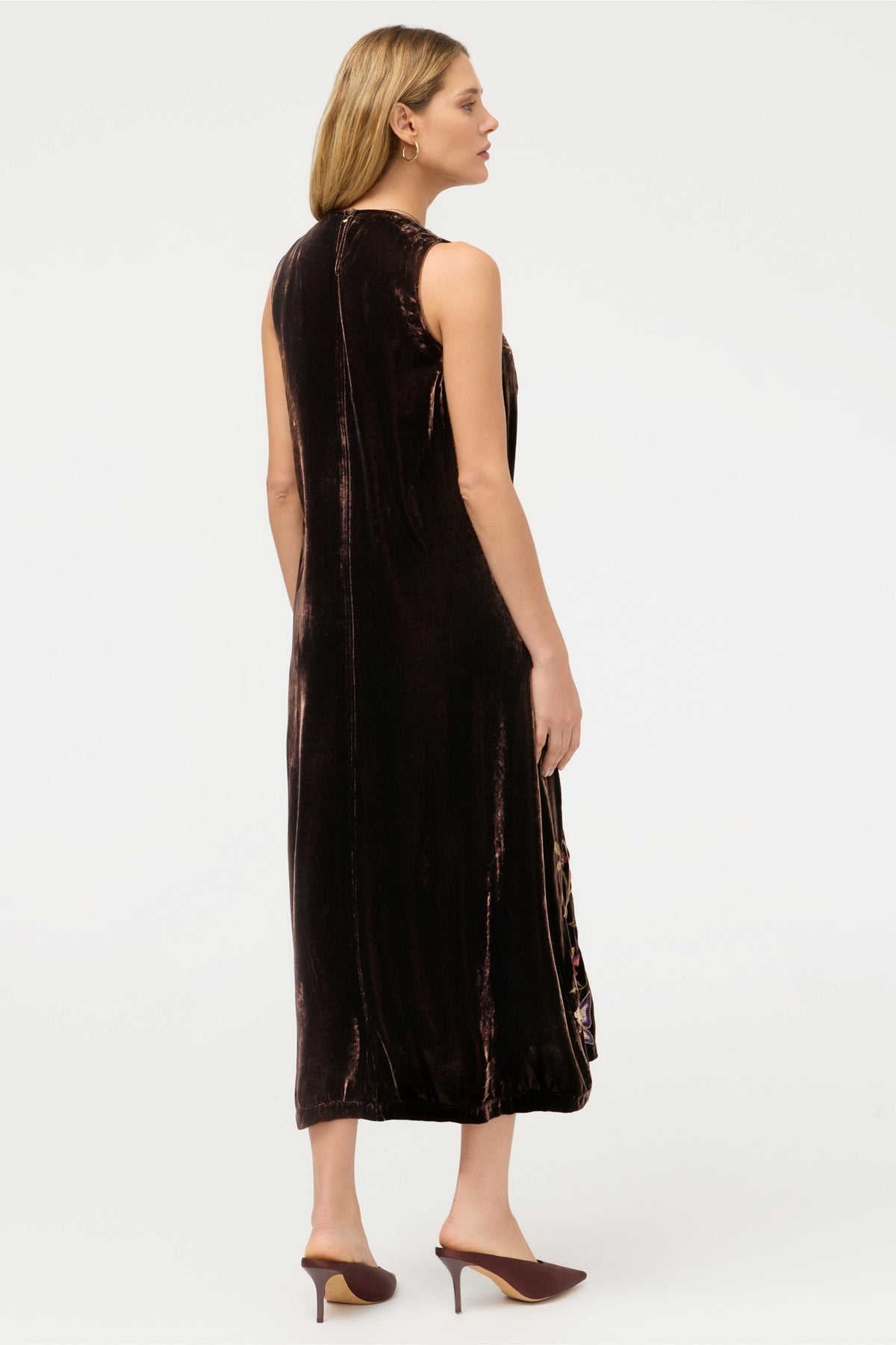 VELVET V-NECK TANK DRESS - Johnny Was New