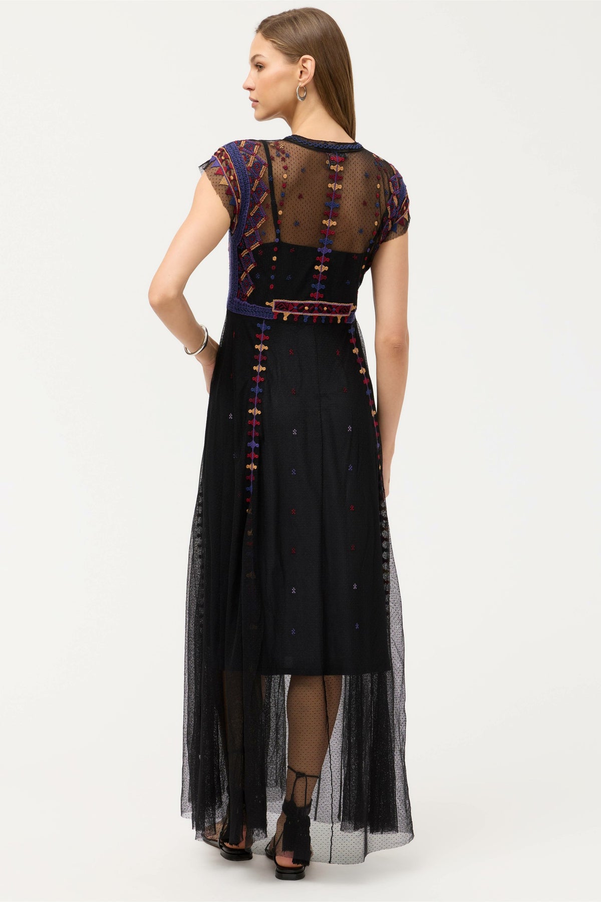 APOLONIA MESH DRESS - Johnny Was Popular