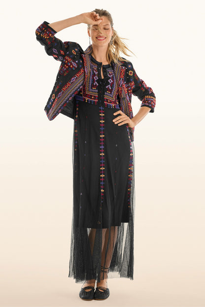 APOLONIA MESH DRESS - Johnny Was Popular