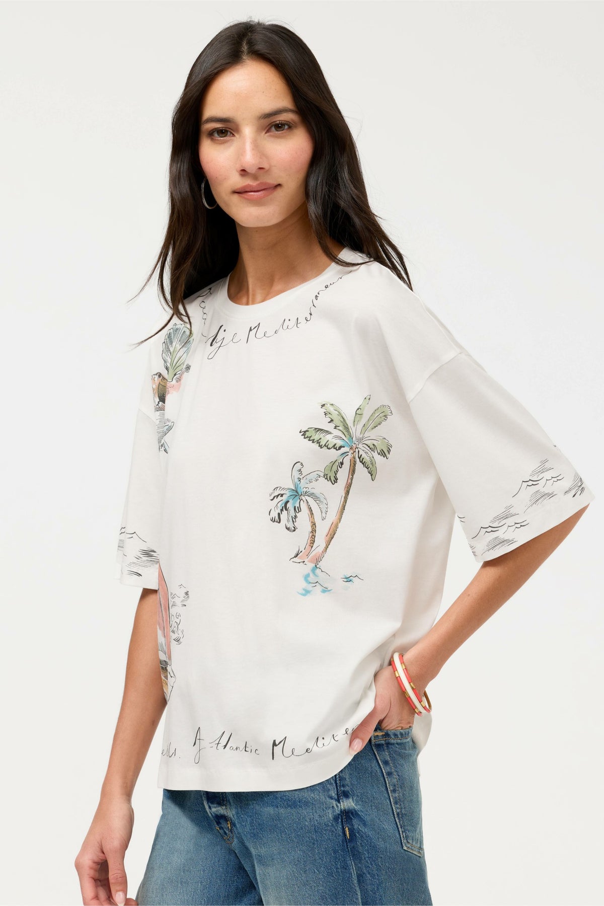 MARNIE OVERSIZED TEE - Johnny Was Featured