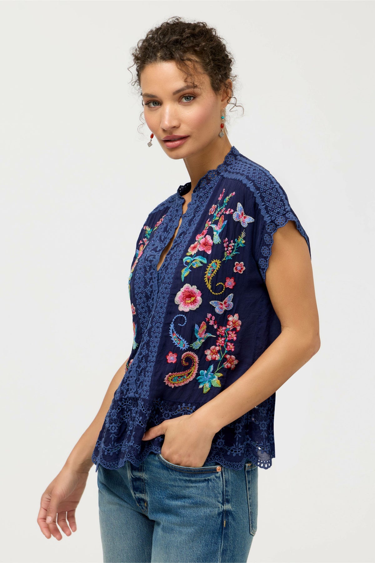 ASTRUD BLOUSE - Johnny Was Popular