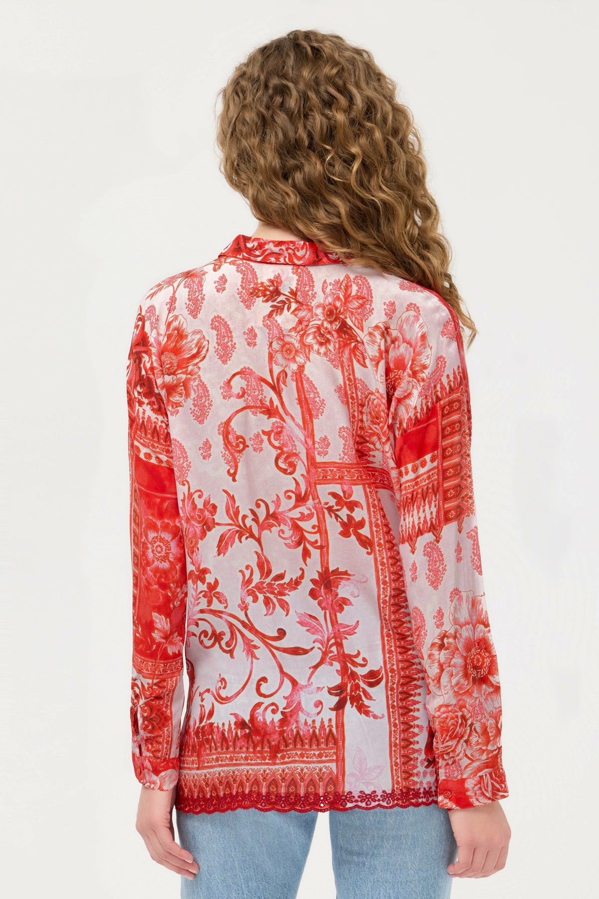 THE AUDREY BUTTON UP SHIRT - Johnny Was Featured