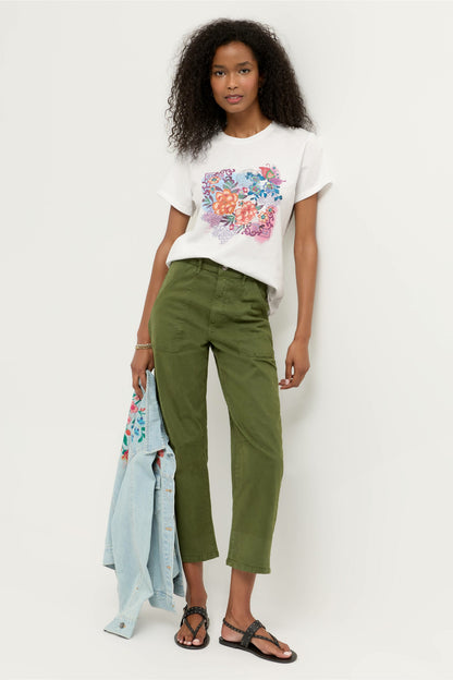 ROSEUM SWIM COVERUP T-SHIRT - Johnny Was Popular