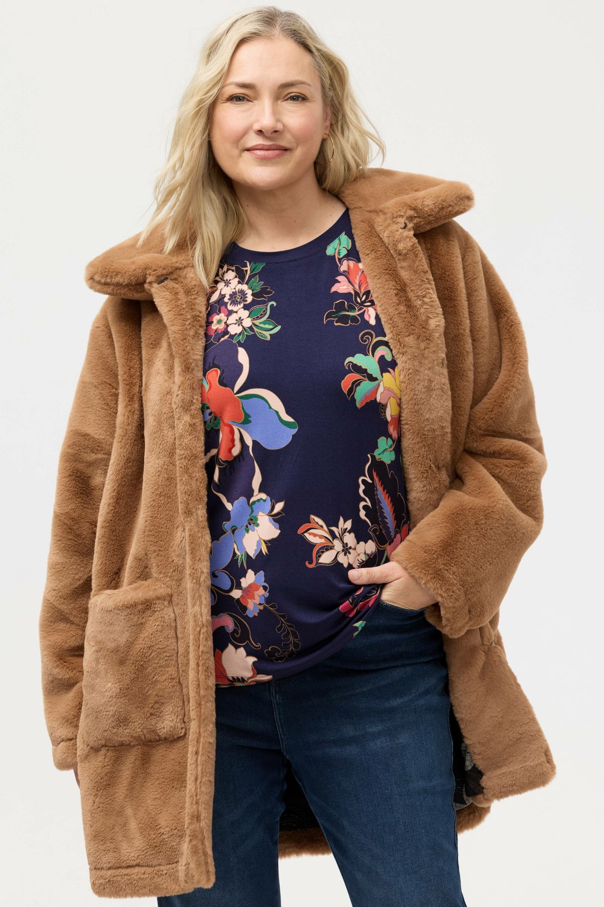 THE JANIE FAVORITE PUFF SLEEVE MOCK NECK - Johnny Was Featured