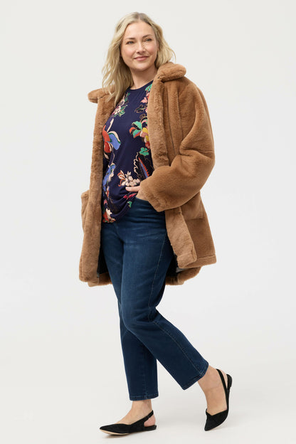 THE JANIE FAVORITE PUFF SLEEVE MOCK NECK - Johnny Was Featured