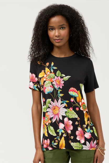 The Janie Favorite Short Sleeve Crew Neck Tee - Johnny Was Trending