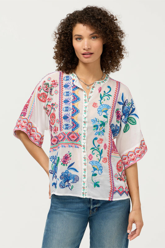 BRONY BLOUSE - Johnny Was Featured
