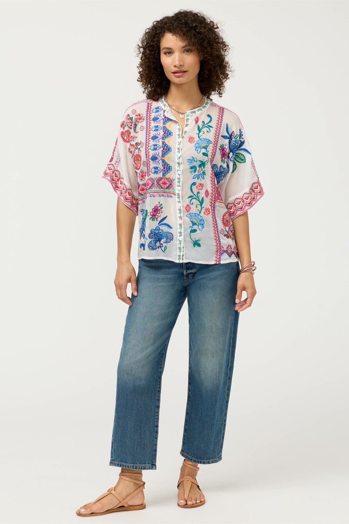 BRONY BLOUSE - Johnny Was Featured