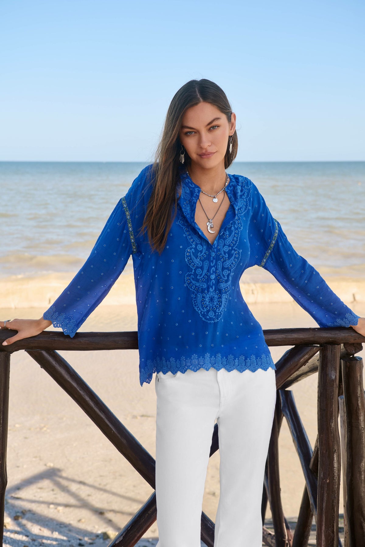 ELLA BLOUSE - Johnny Was Best Seller