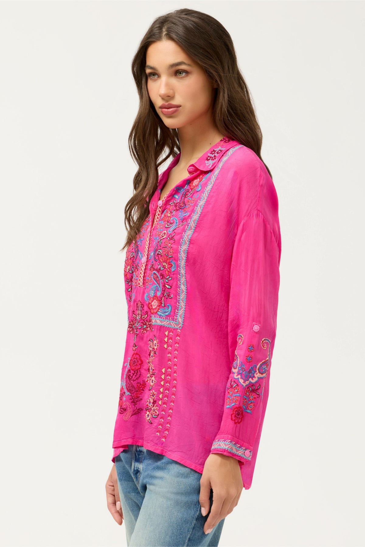 SLIM AUDREY TUNIC - Johnny Was Signature