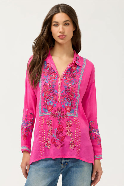 SLIM AUDREY TUNIC - Johnny Was Signature
