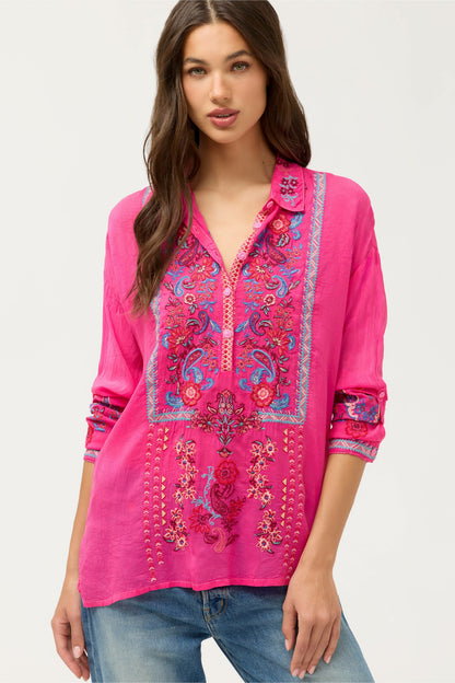 SLIM AUDREY TUNIC - Johnny Was Signature