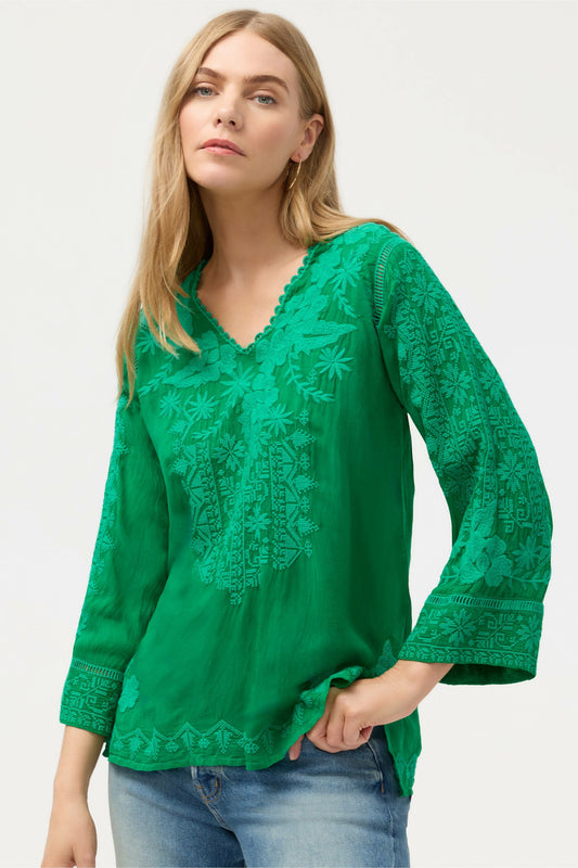 RIVEDA TONAL BLOUSE - Johnny Was New