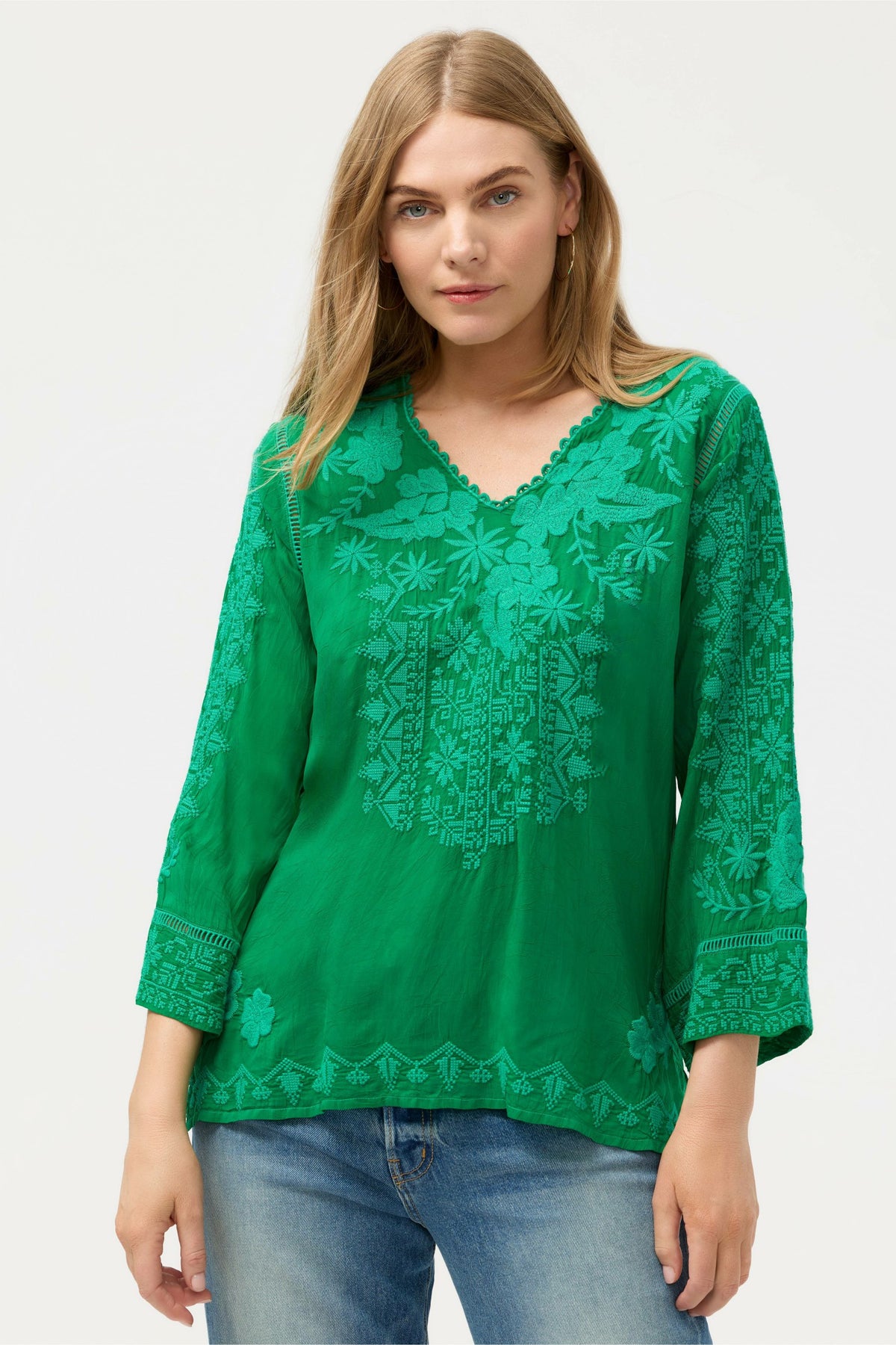 RIVEDA TONAL BLOUSE - Johnny Was New