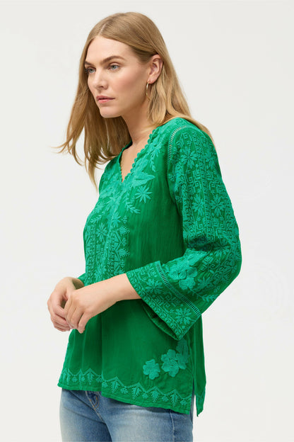 RIVEDA TONAL BLOUSE - Johnny Was New