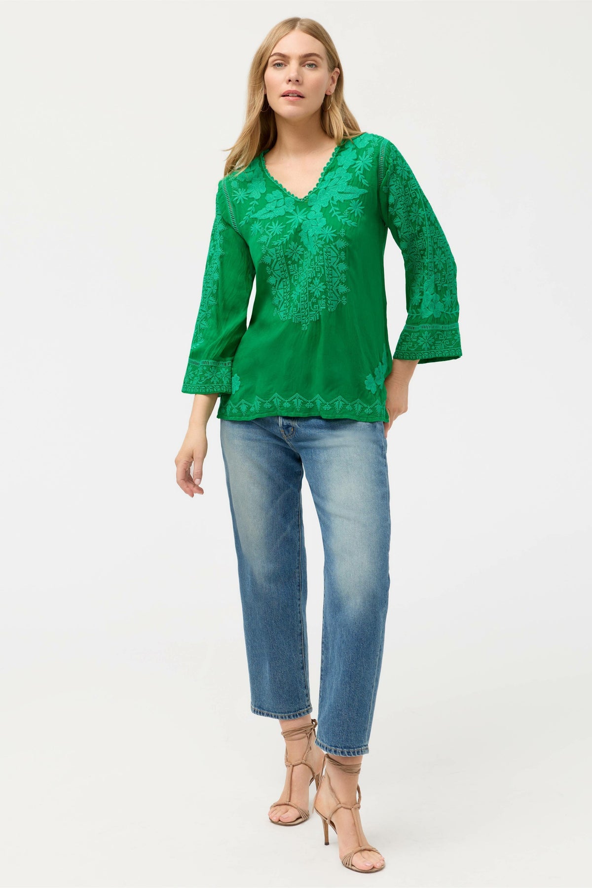 RIVEDA TONAL BLOUSE - Johnny Was New