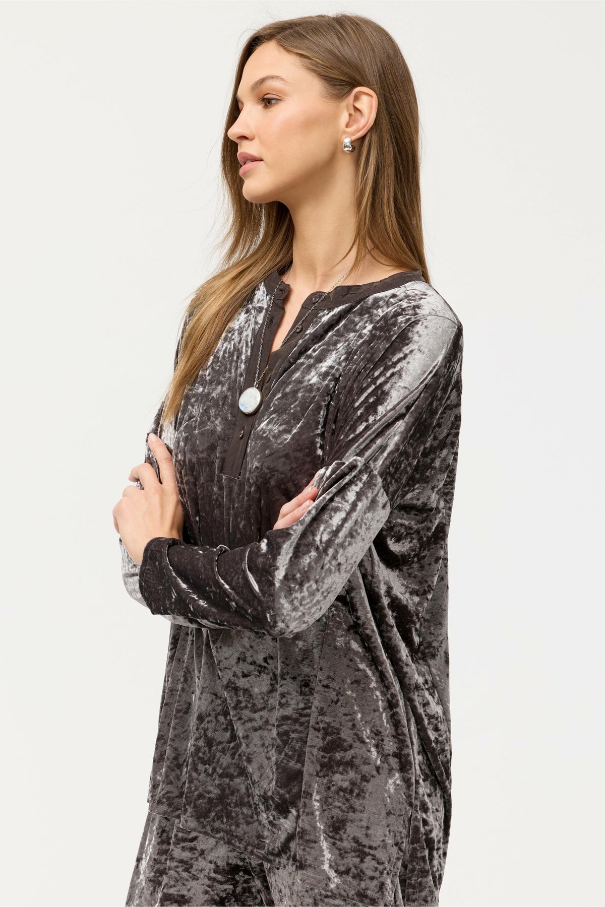 THE VELVET BOXY TOP - Johnny Was Best Seller