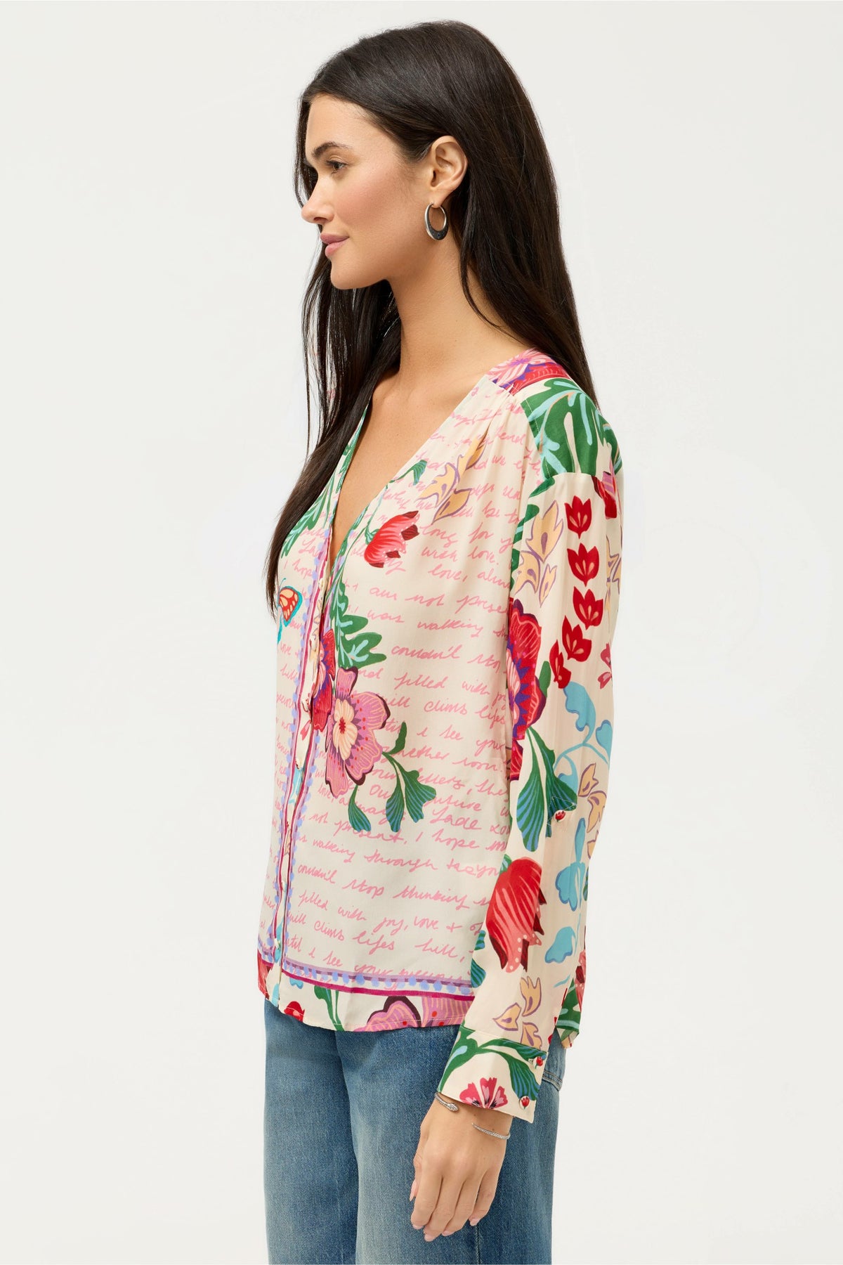 NISHA BUTTON UP SHIRT - Johnny Was New