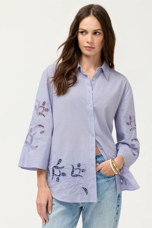 KIMONO SLEEVE SHIRT - Johnny Was Featured
