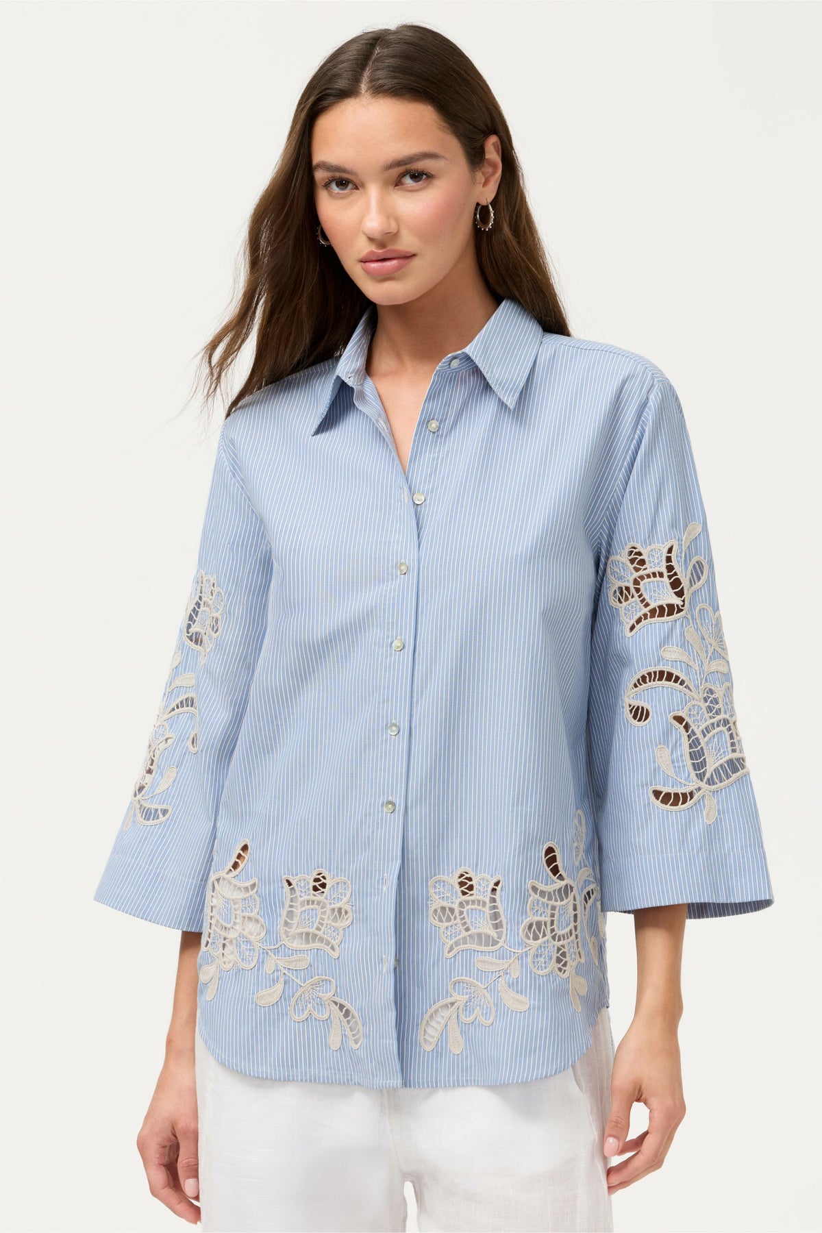 KIMONO SLEEVE SHIRT - Johnny Was Popular