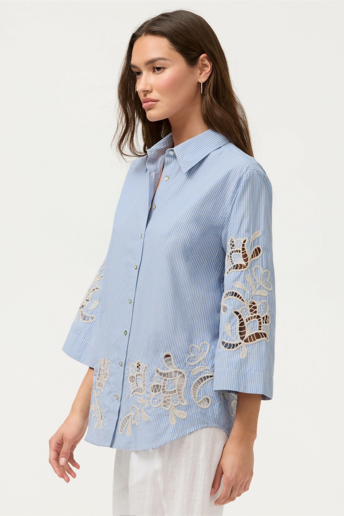 KIMONO SLEEVE SHIRT - Johnny Was Popular