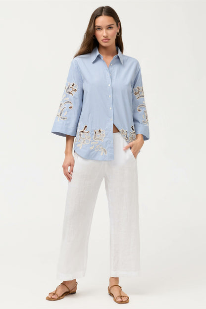 KIMONO SLEEVE SHIRT - Johnny Was Popular