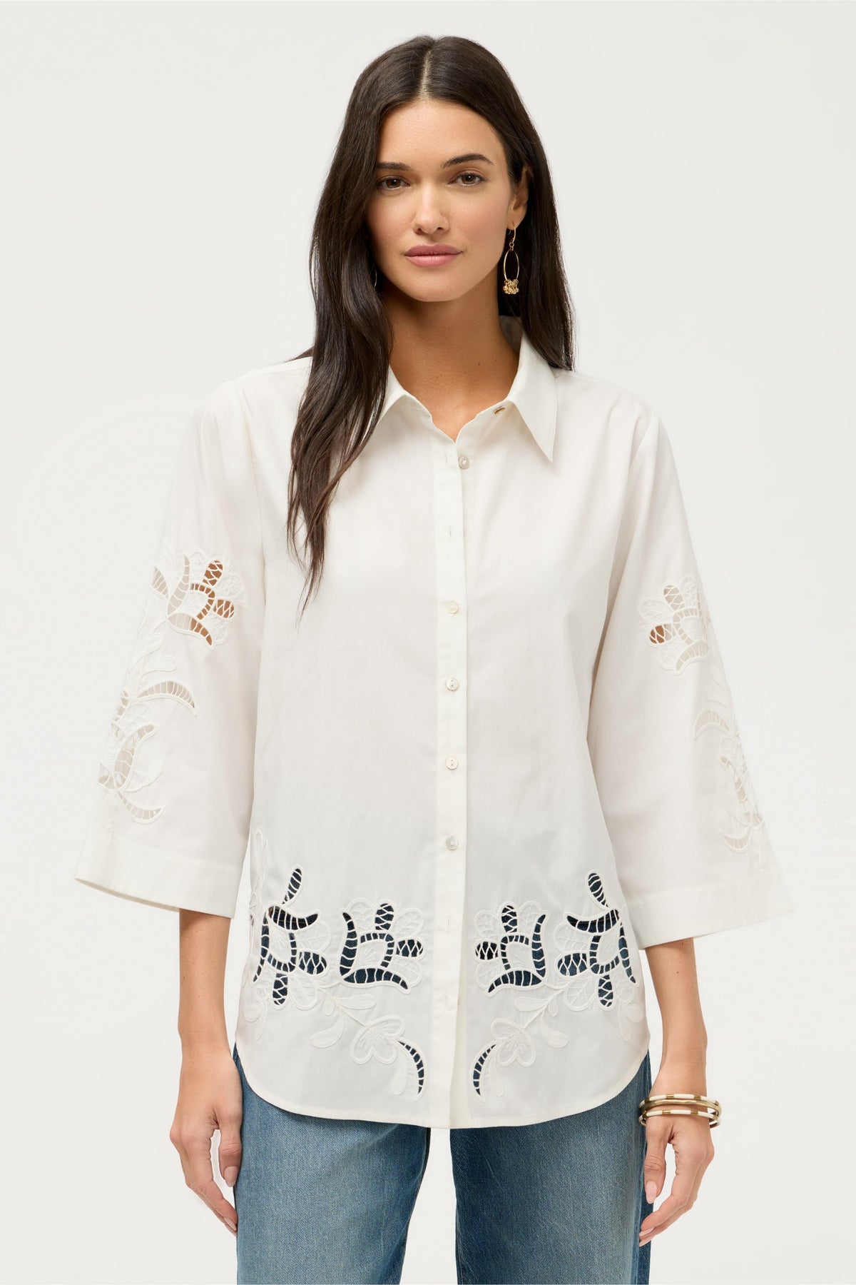 KIMONO SLEEVE SHIRT - Johnny Was Trending