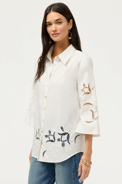 KIMONO SLEEVE SHIRT - Johnny Was Trending