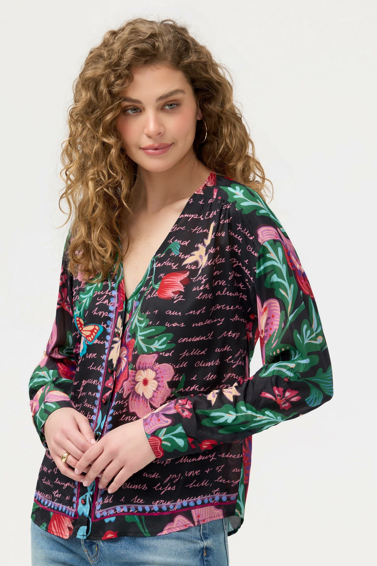 NISHA BUTTON UP SHIRT - Johnny Was Trending