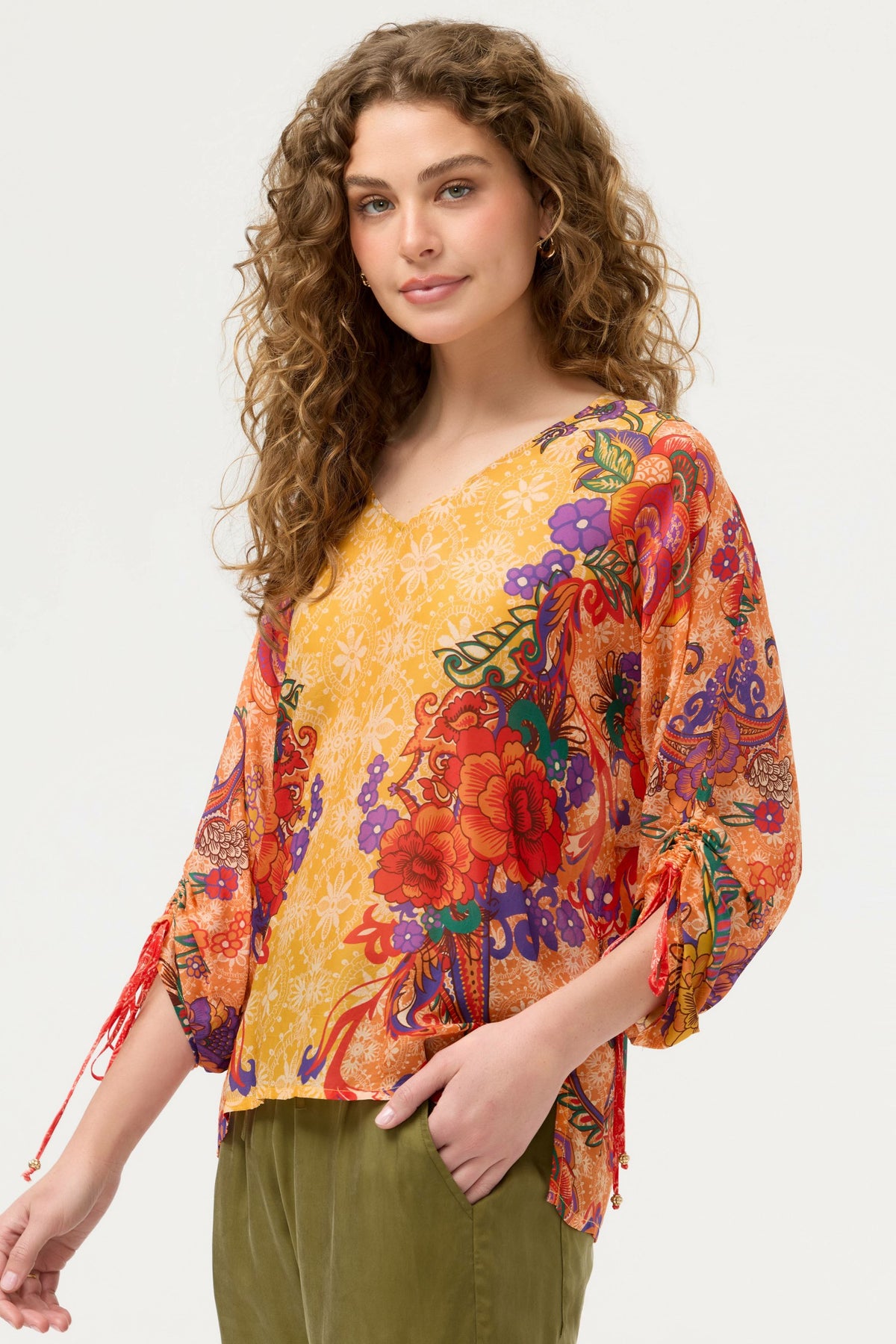 ERYKAH BLOUSE - Johnny Was Featured