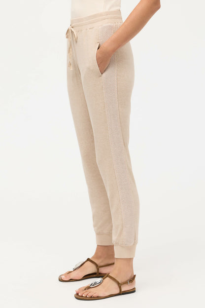 COZY CONTRAST STRIPE JOGGER - Johnny Was Popular