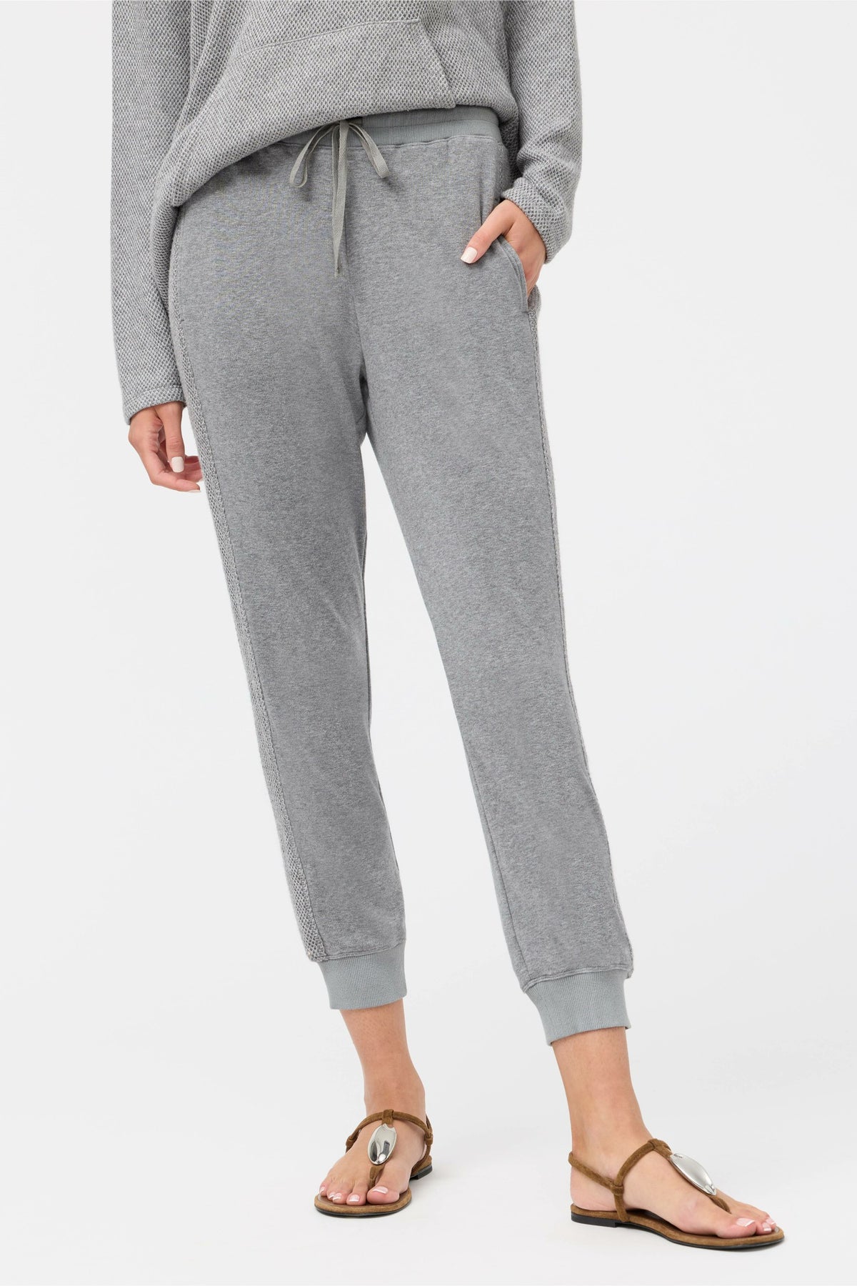 COZY CONTRAST STRIPE JOGGER - Johnny Was Trending