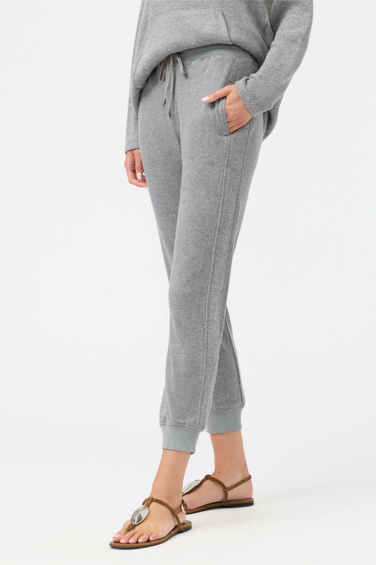 COZY CONTRAST STRIPE JOGGER - Johnny Was Trending
