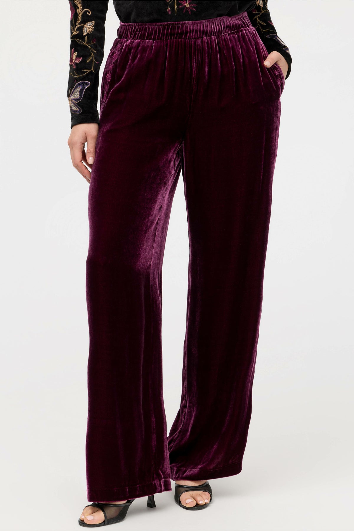 MARIK VELVET PANT - Johnny Was Best Seller