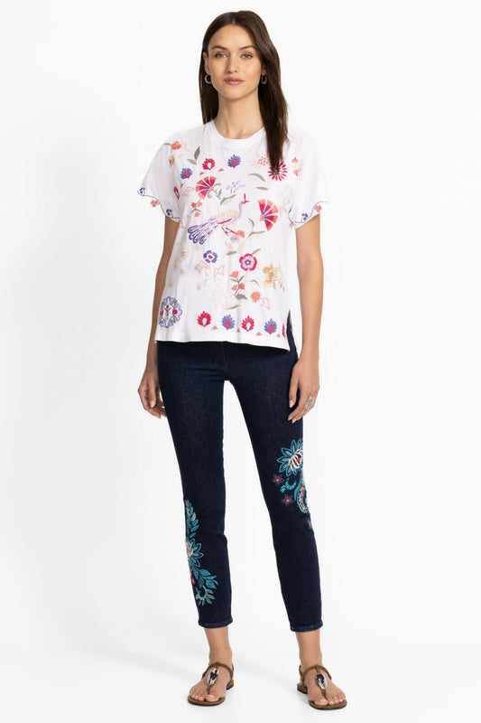 THE PULL ON CROPPED SKINNY JEAN - Johnny Was Recommended