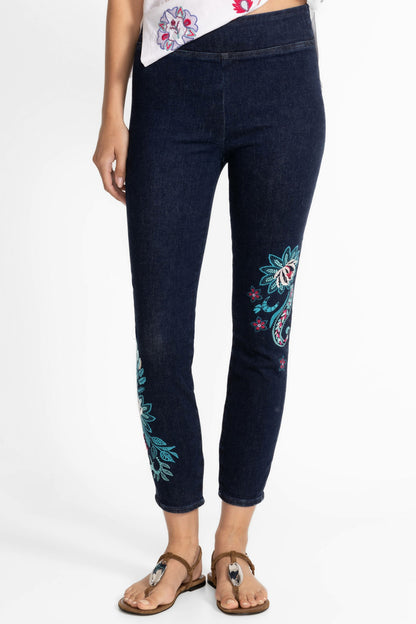 THE PULL ON CROPPED SKINNY JEAN - Johnny Was Recommended