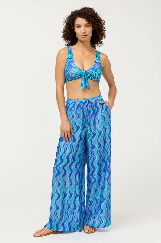 MULLA WAVE WIDE LEG PANT - Johnny Was Popular