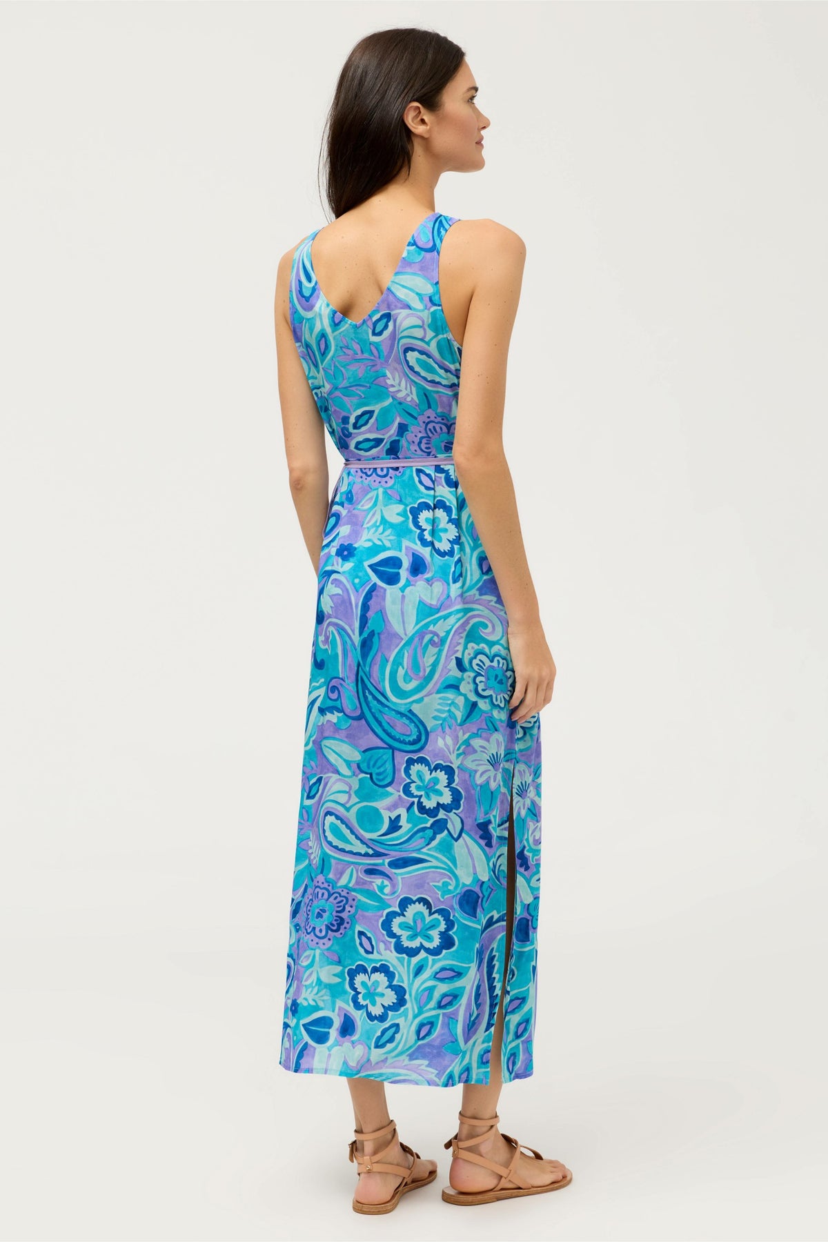 MULLA SLEEVELESS WRAP DRESS - Johnny Was Trending