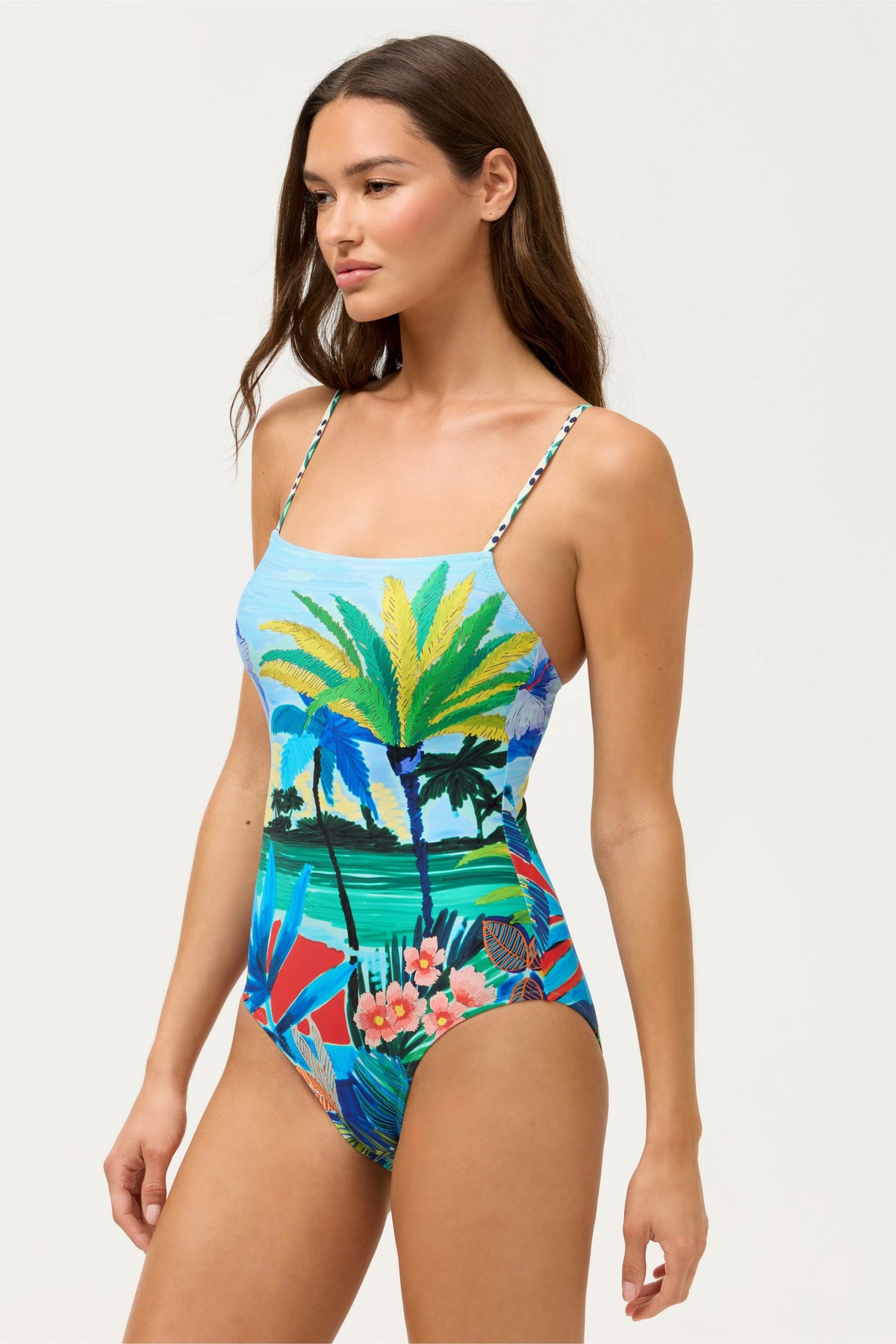 PARADIS SPAGHETTI STRAP ONE PIECE - Johnny Was Recommended