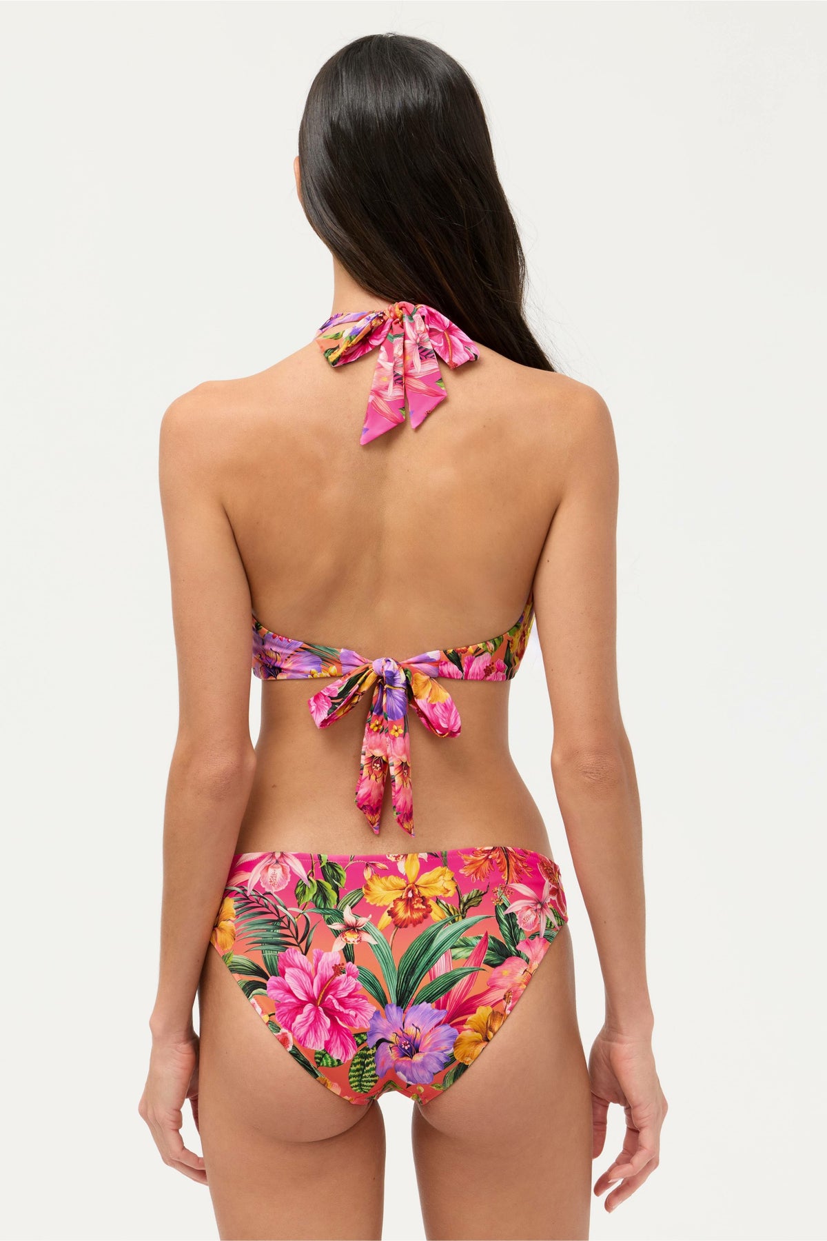 KAIRI TIE BACK HALTER BIKINI TOP - Johnny Was Featured